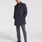 Men's Classic-Fit Wool Blend Solid Overcoat