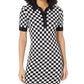 Eco Check Midi Dress