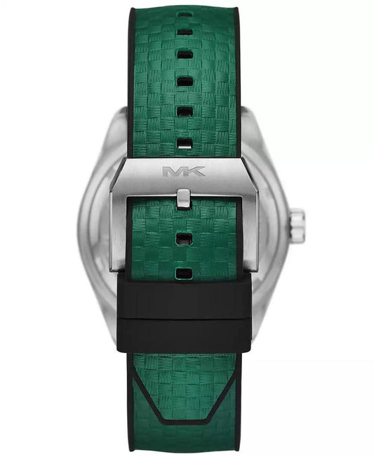 Men's Accelerator 2.0 Three-Hand Date Green Nylon and Silicone Watch 42mm