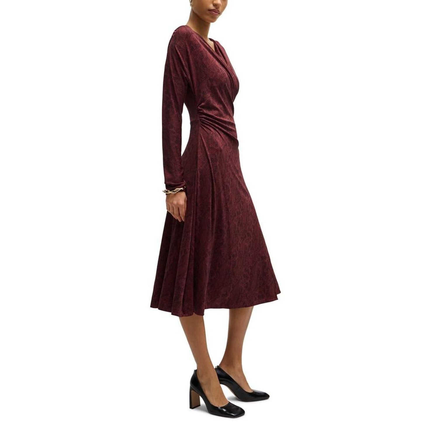 Women's Wrap-Front Dress