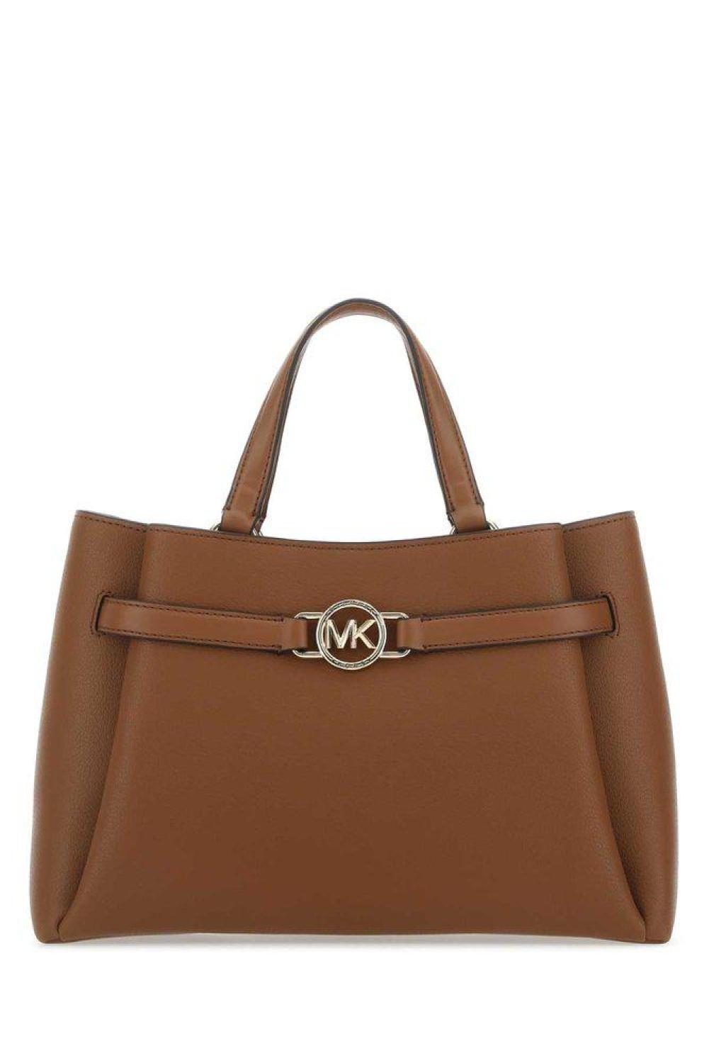 Michael Michael Kors Medium Angelina Logo Plaque Tote Bag