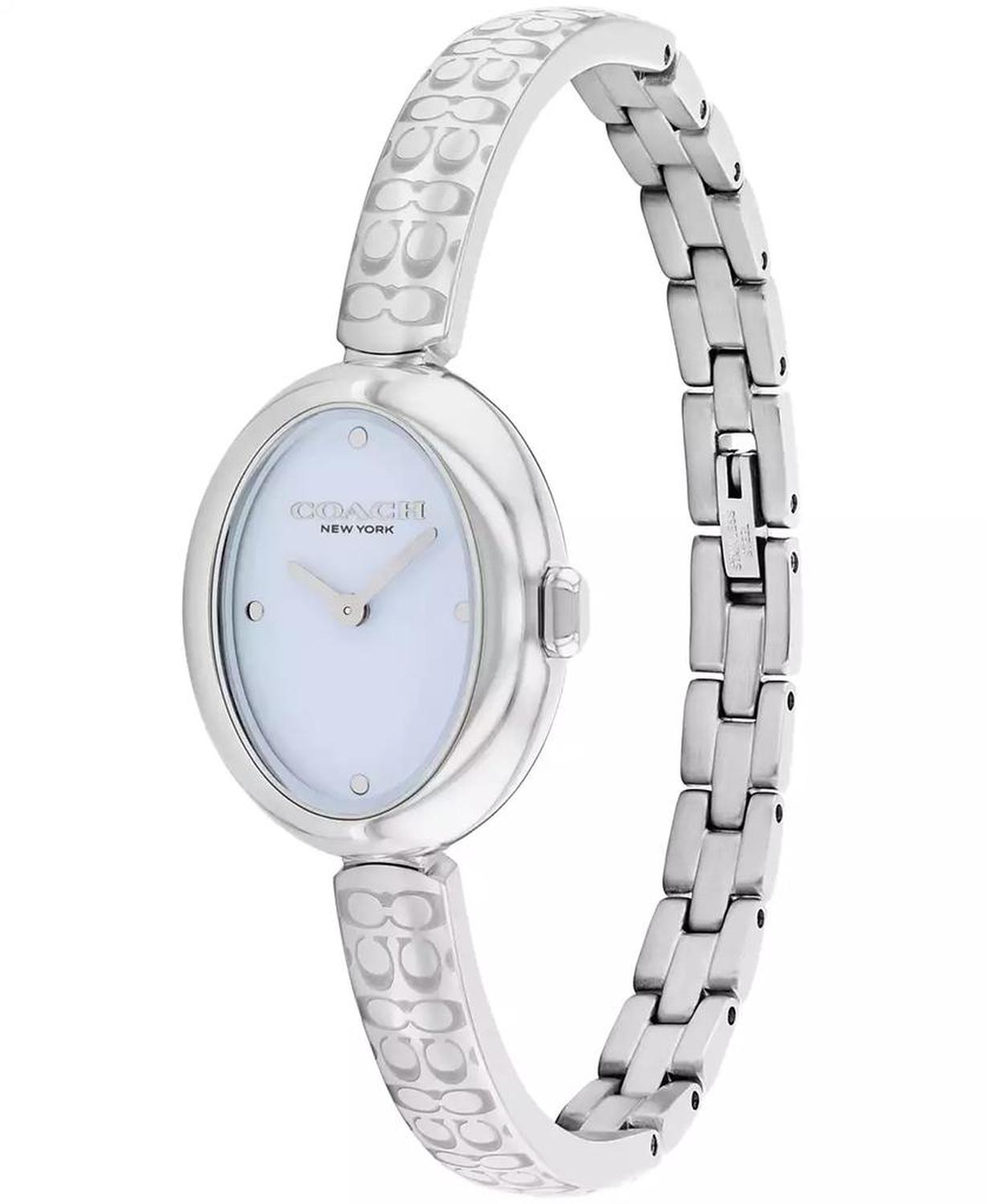 Women's Sammy Silver Tone Stainless Steel Bangle Bracelet Watch, 22.5mm