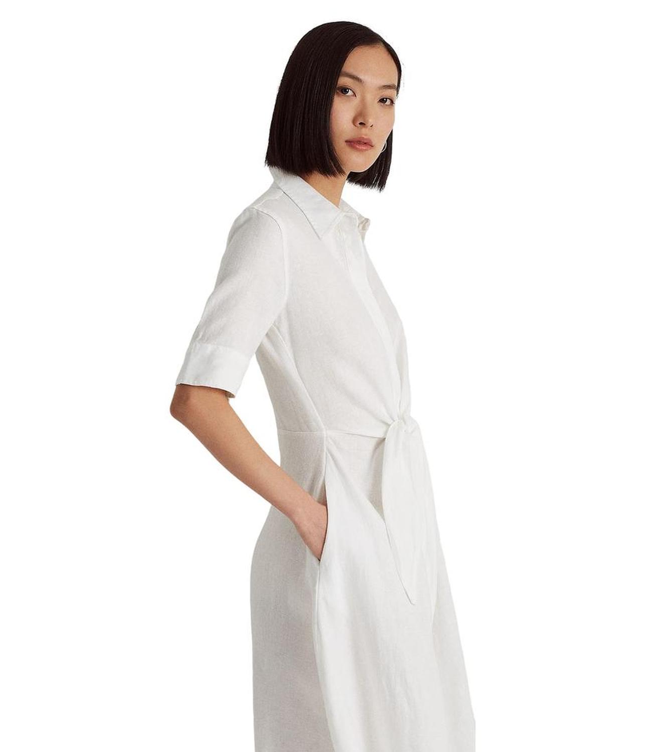 Petite Linen Shirtdress