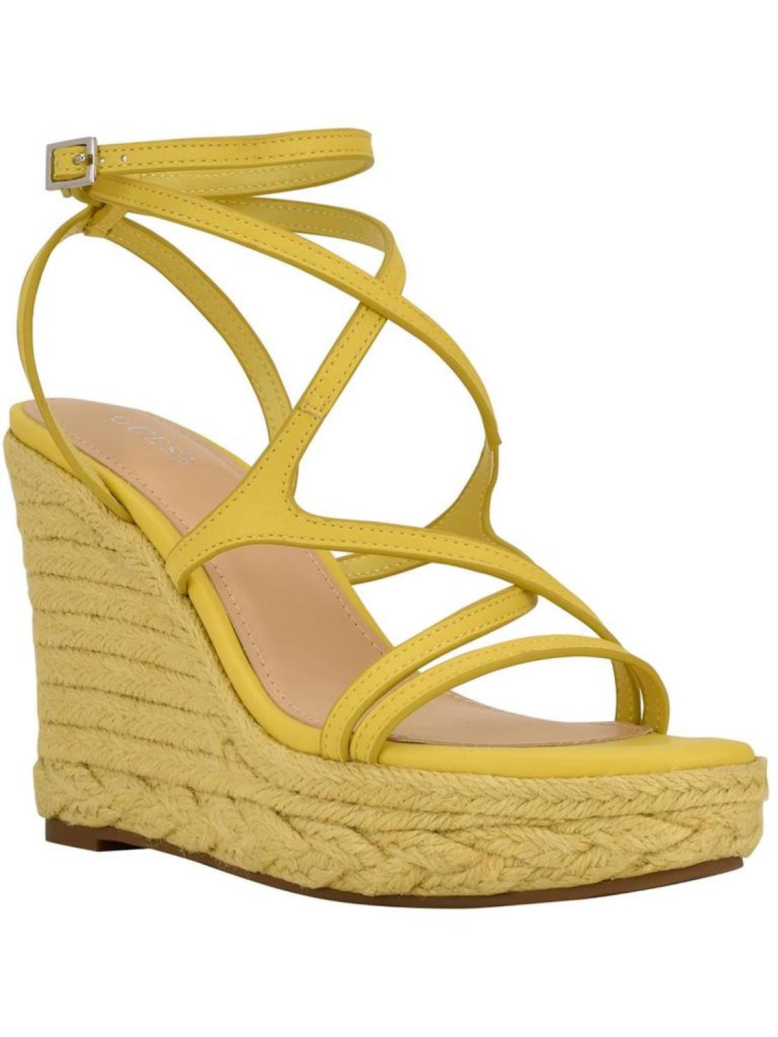 Hirani Womens Wedge Strappy Espadrilles