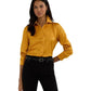 Classic Fit Satin Charmeuse Shirt