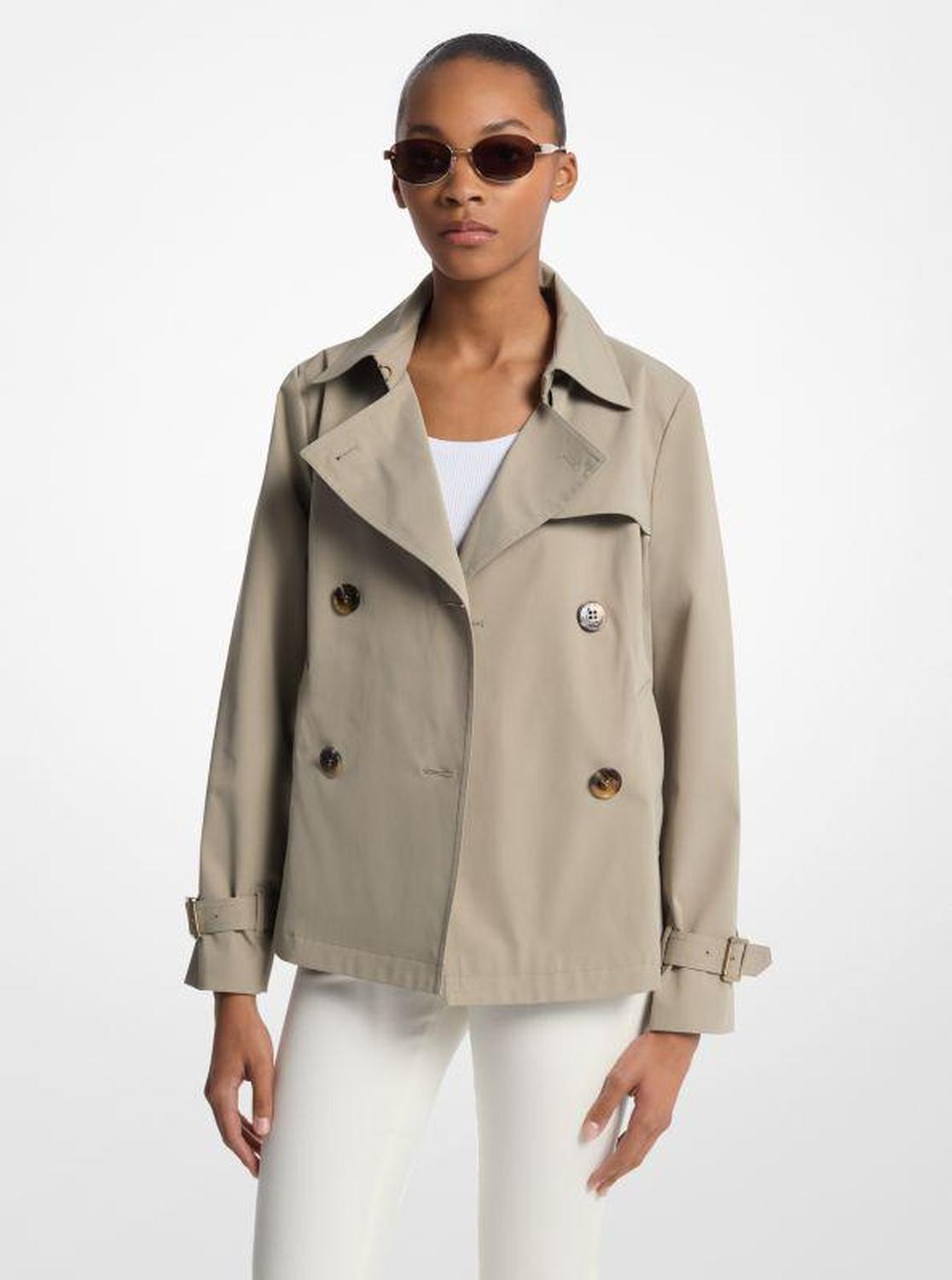 Cropped Trench Coat