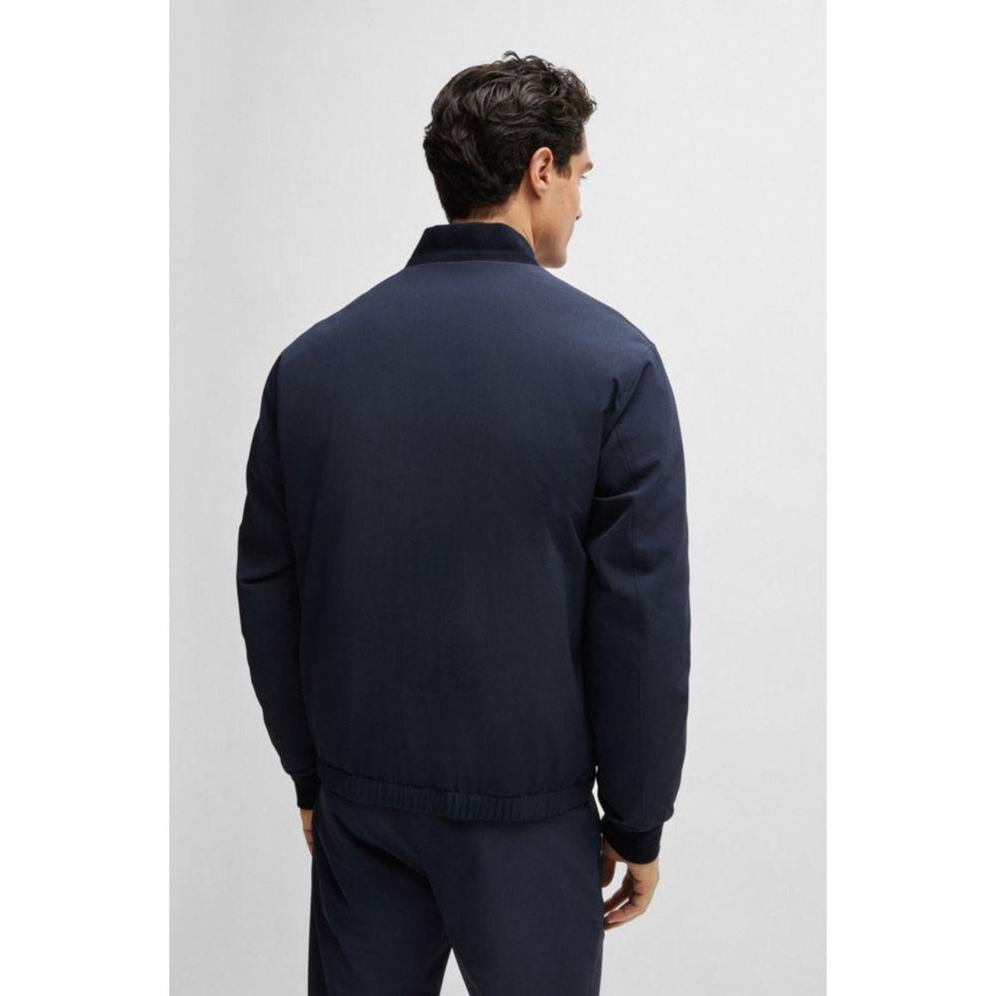 Regular-fit jacket in bi-stretch fabric