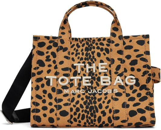 Tan & Black 'The Cheetah Canvas Medium' Tote