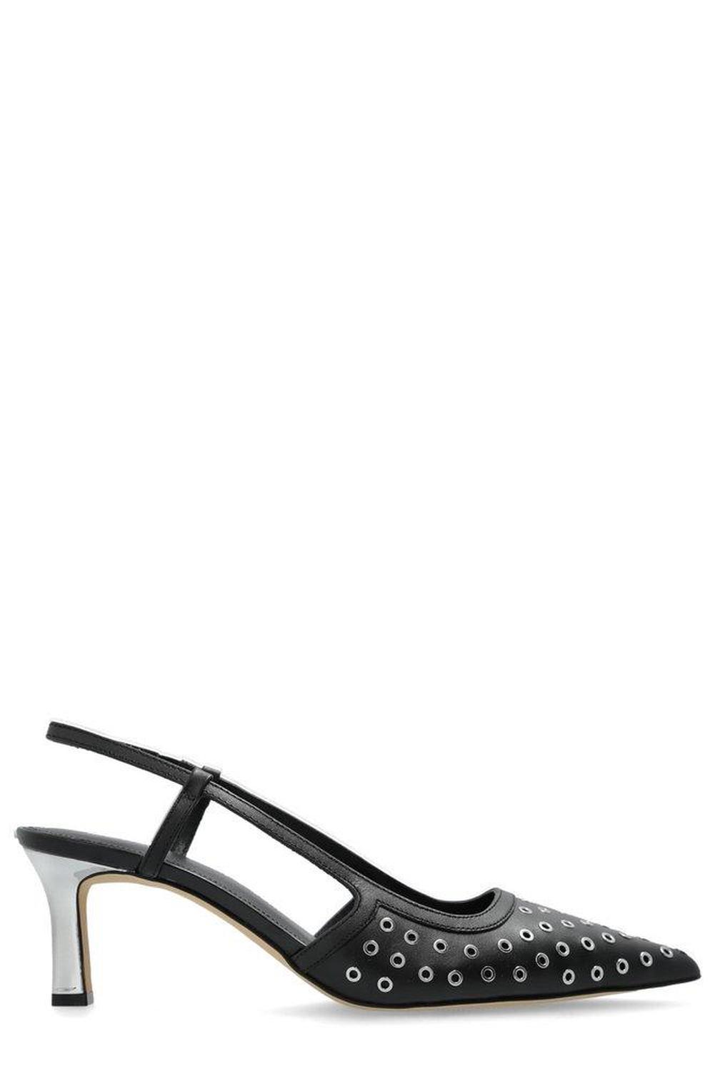 Michael Michael Kors Alora Grommeted Slingback Pumps