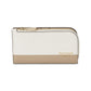 Devin Colorblocked Saffiano Leather Small Slim Bifold Wallet