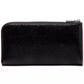 Devin Glitter Edge Saffiano Zip Around Continental Wallet