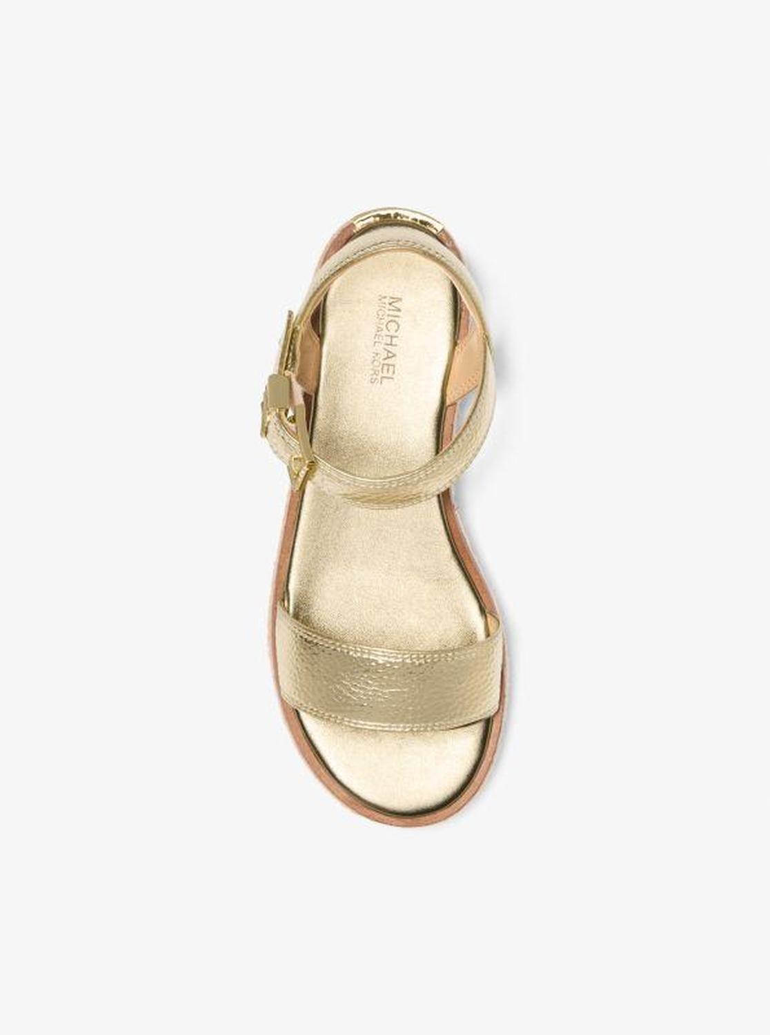 Richie Metallic Platform Espadrille Sandal