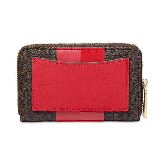 Logo Jet Set Small Zip Around Card Case