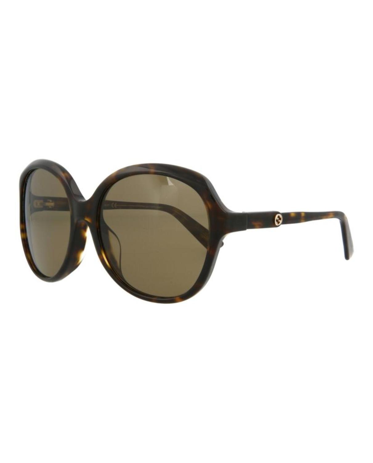 Round-Frame Acetate Sunglasses