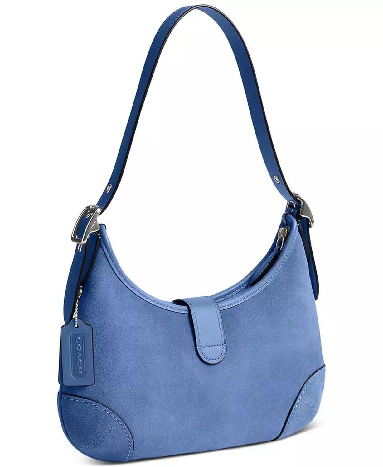 The Coach Originals Suede Hamptons Hobo Shoulder Bag