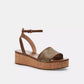 Coach Outlet Tullie Sandal In Signature Jacquard