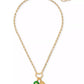 M&M X Gold-Tone M&M Statement Pendant Necklace, 18" + 3" extender