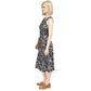 Women's Animal-Print A-Line Midi Dress