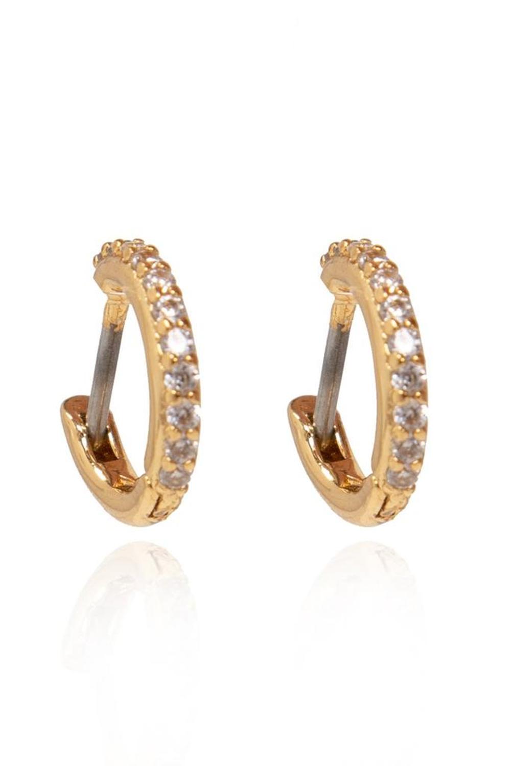 Kate Spade Tiny Twinkles Pavé Mini Hoop Earrings