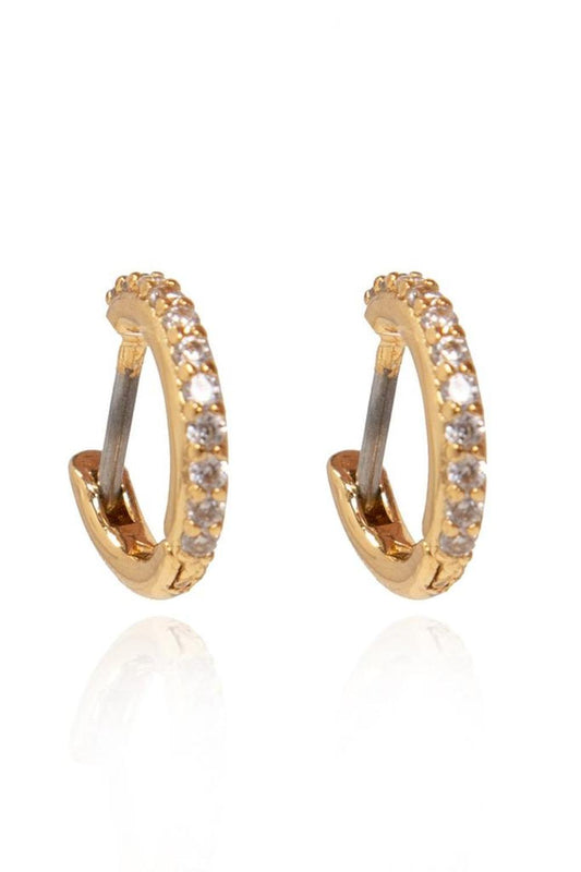 Kate Spade Tiny Twinkles Pavé Mini Hoop Earrings