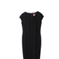 Max Mara Sheath Dress in Black Triacetate