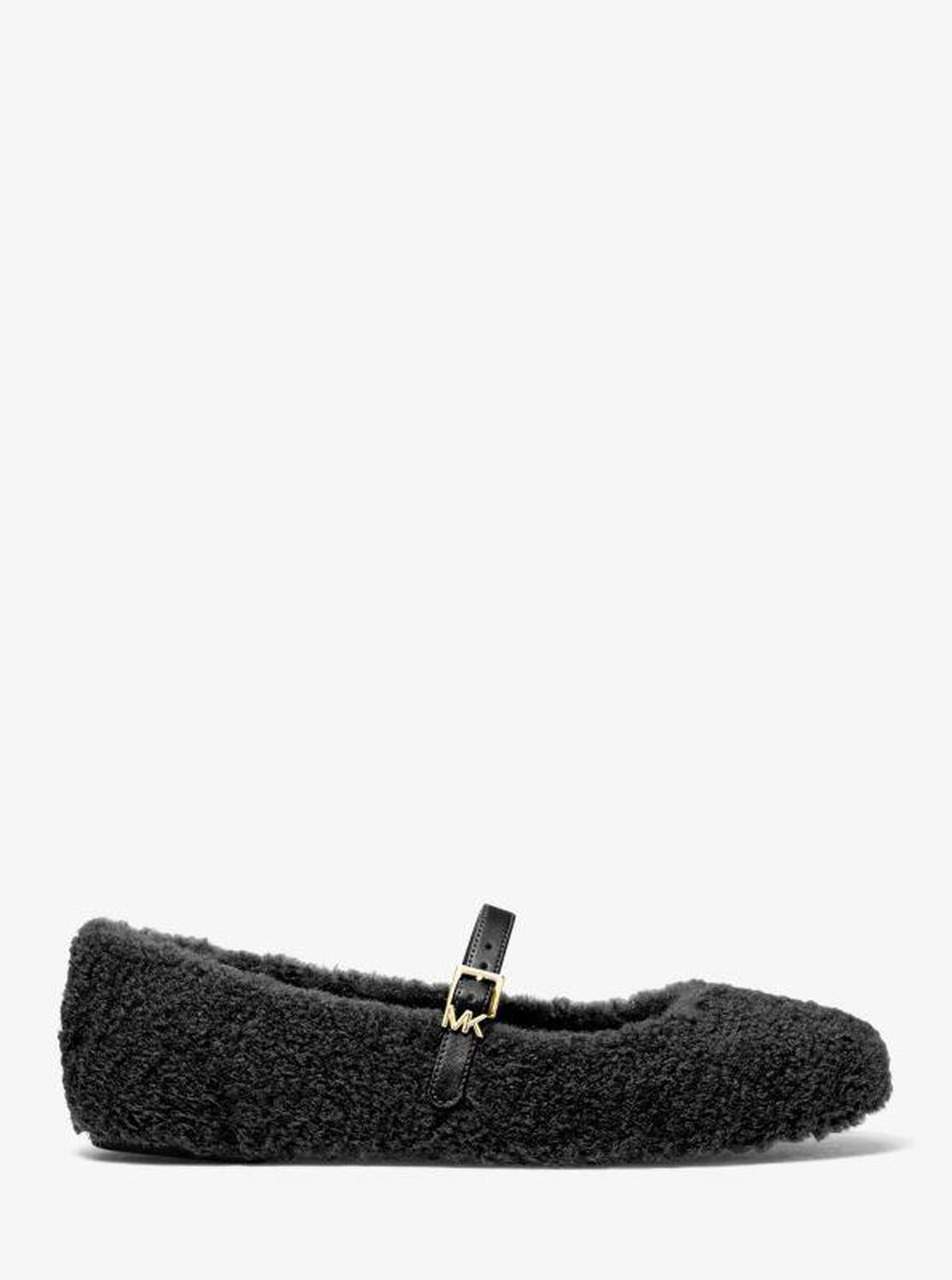 Mara Faux Shearling Ballet Flat