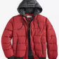 Men's Hooded Puffer Bomber Jacket