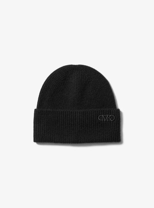 Ribbed Cashmere Beanie Hat