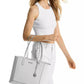 Sallie Large Leather East West Tote