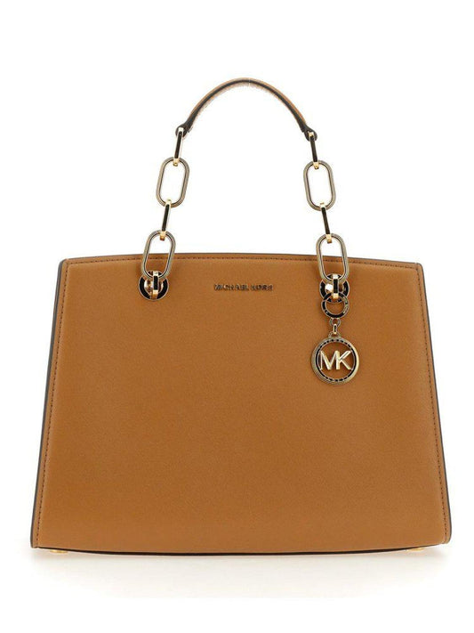 Michael Michael Kors Logo Charm Medium Tote Bag