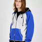 Men's Nefero Relaxed Fit Long Sleeve Color Block Zip-Front Hoodie