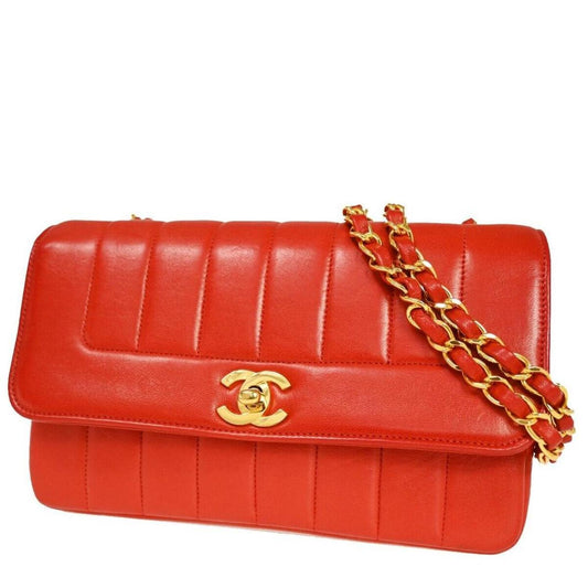 Chanel Mademoiselle  Leather Shoulder Bag (Pre-Owned)