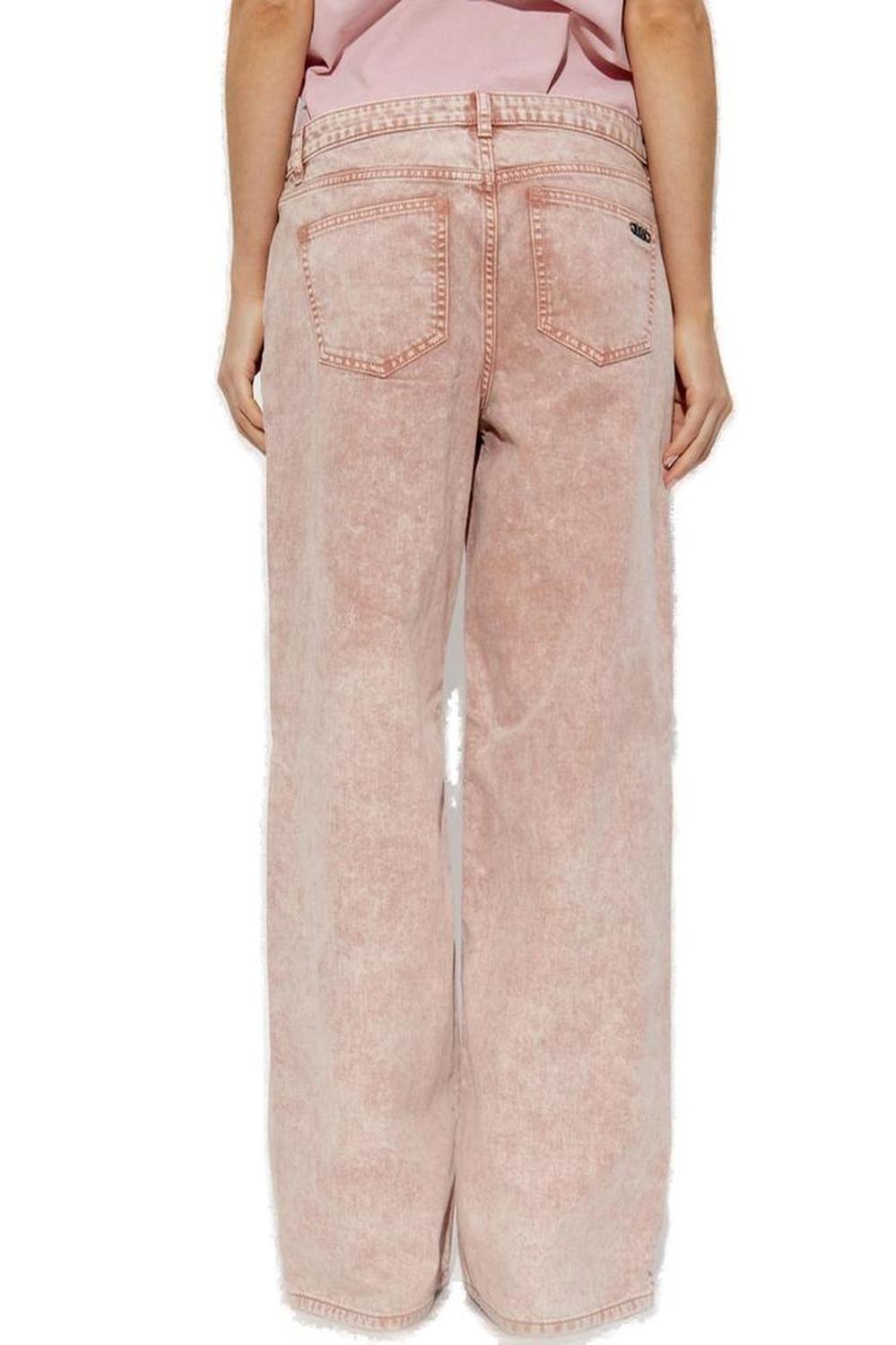 Michael Michael Kors Garment-Dyed Wide Leg Jeans