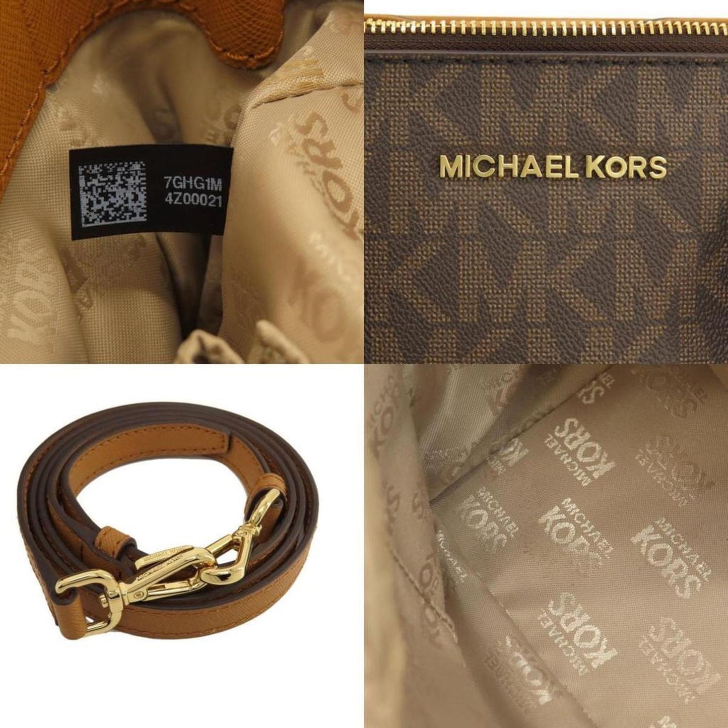 Michael Kors Savannah  Canvas Tote Bag (Pre-Owned)