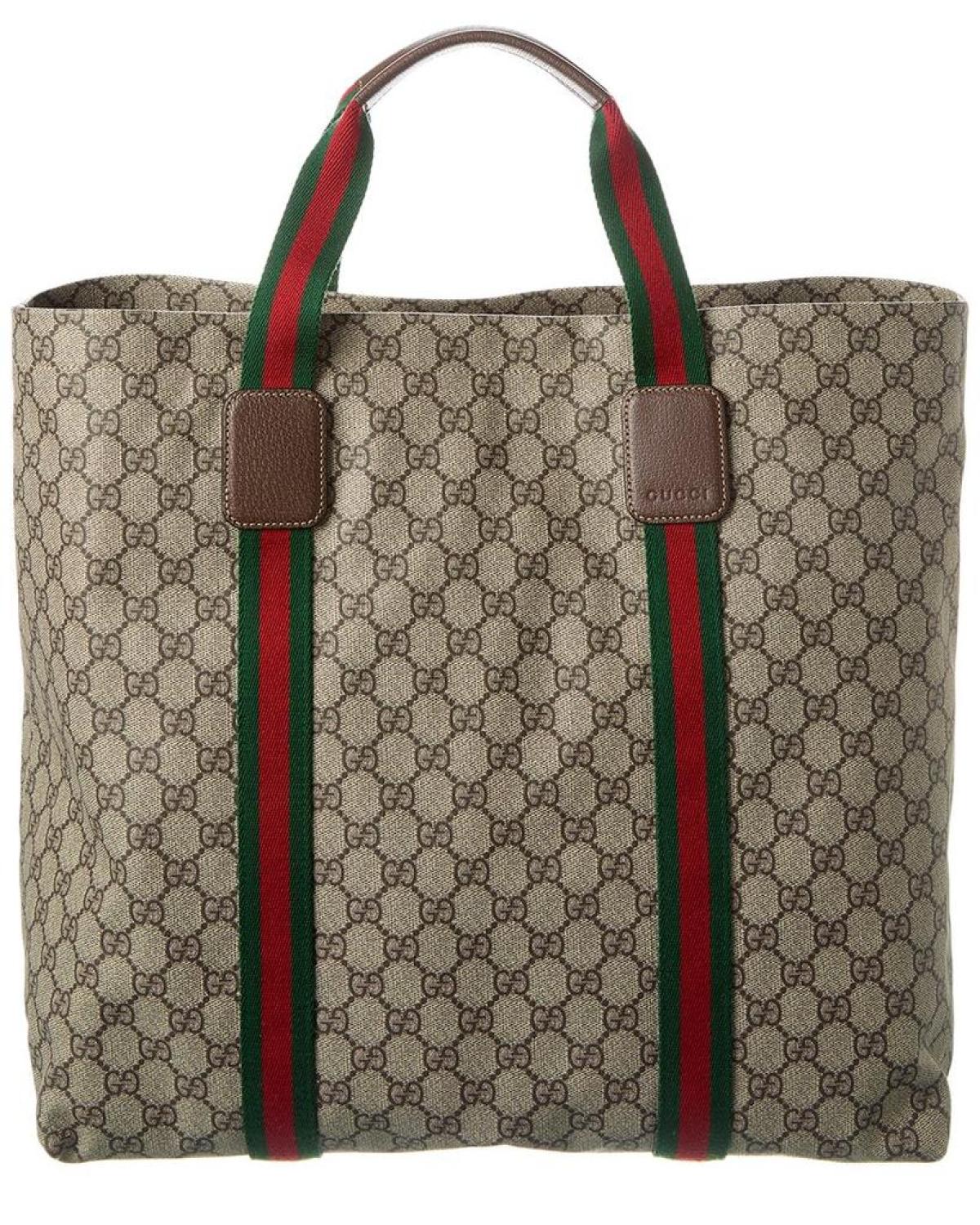 Gucci Tender Medium GG Supreme Canvas Tote