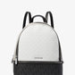 Rhea Medium Color-Block Signature Logo Backpack