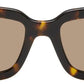 Brown Rectangular Sunglasses