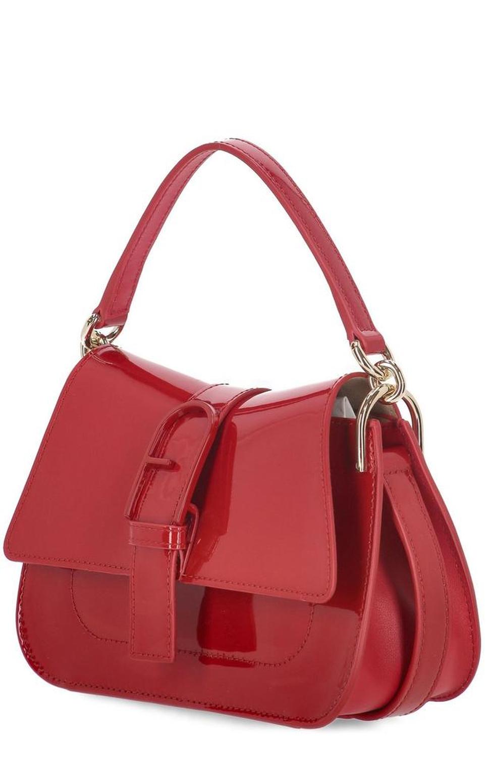 Furla Logo Plaque Mini Top Handle Bag