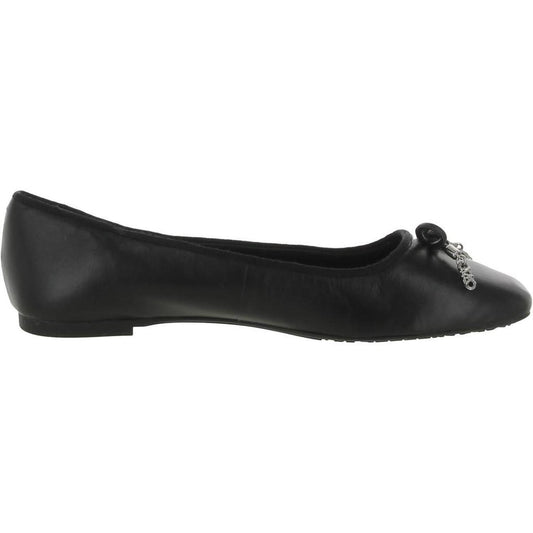 Womens Leather Flat Ballet Flats