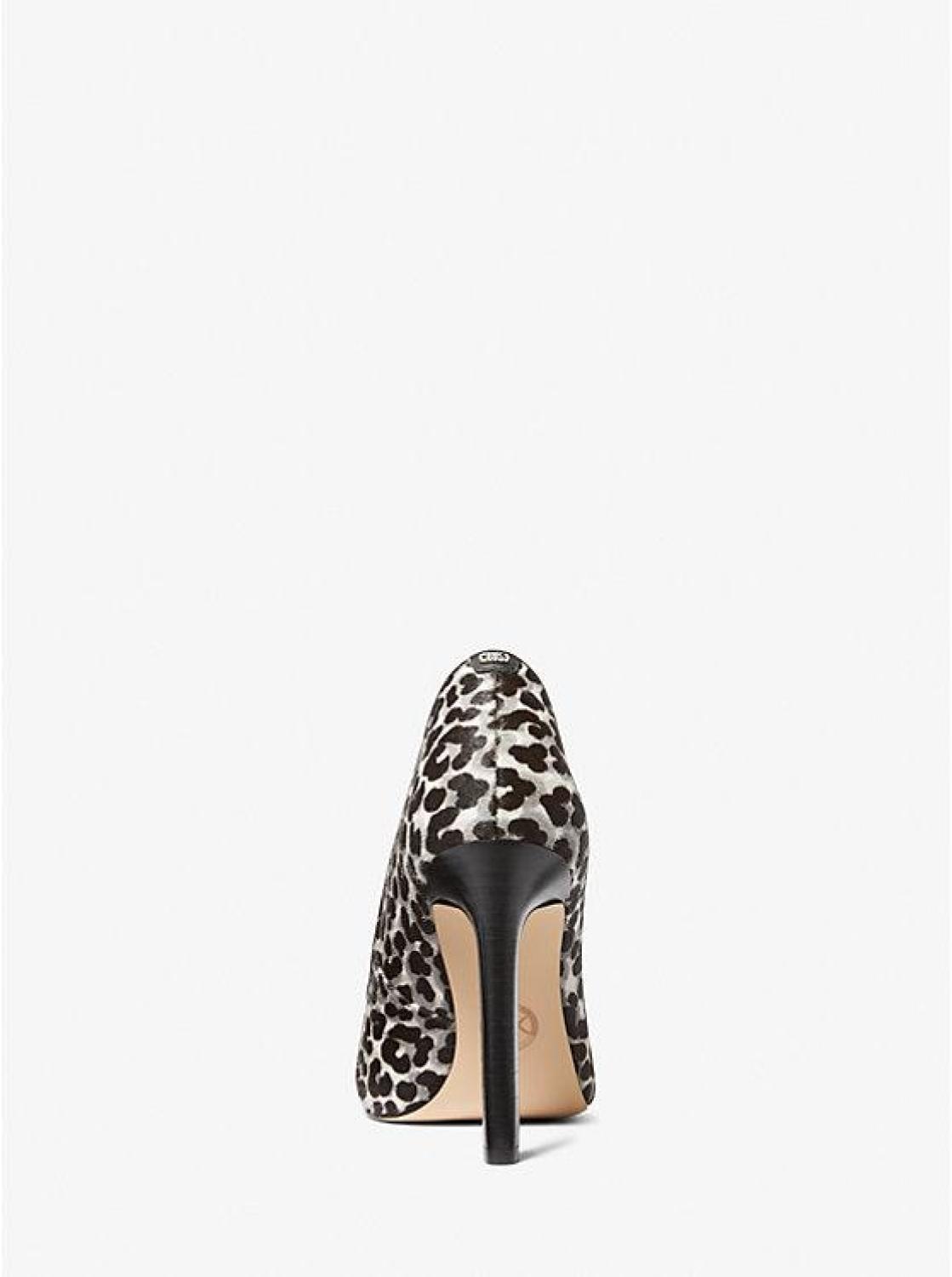 Amara Leopard Print Calf Hair Pump