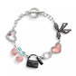 Faux Stone Signature Bowtique Charm Bracelet