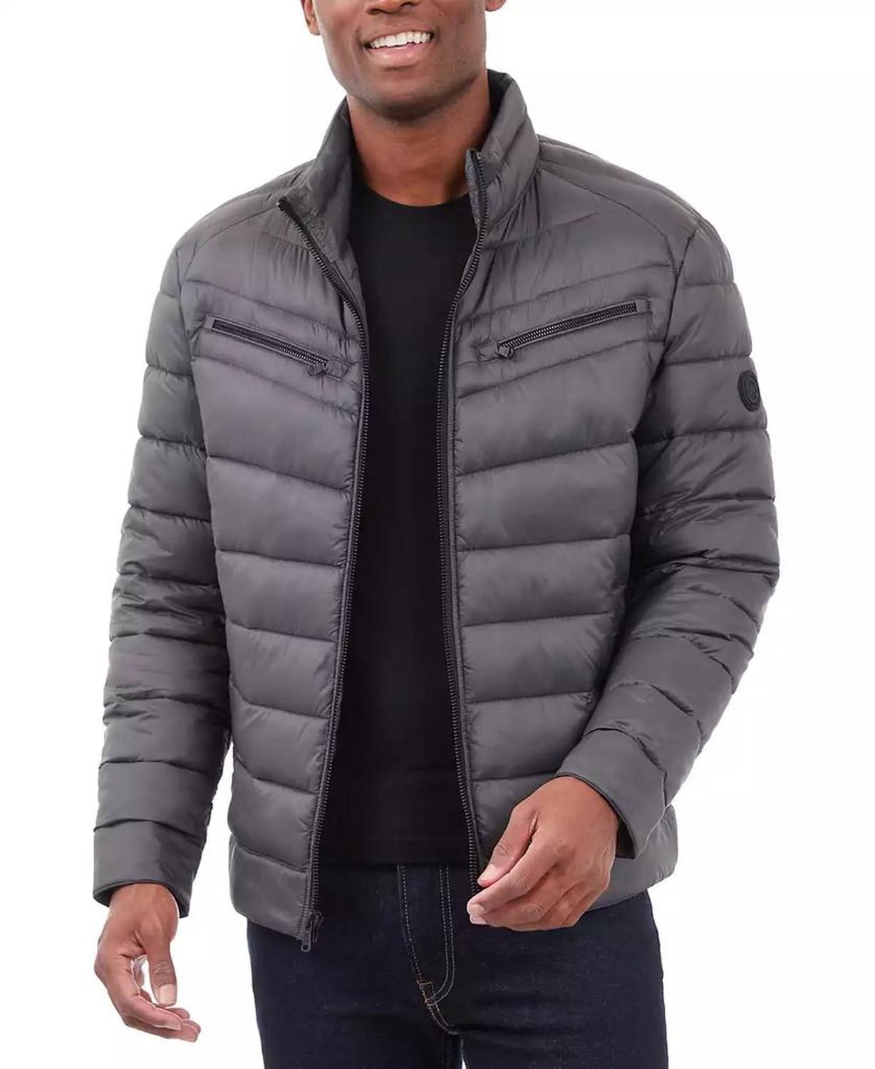 Men's Quilted Full-Zip Puffer Jacket