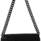 Black 'The Rhinestone J Marc Mini' Shoulder Bag