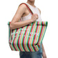 The Striped Jacquard Beach Tote Bag