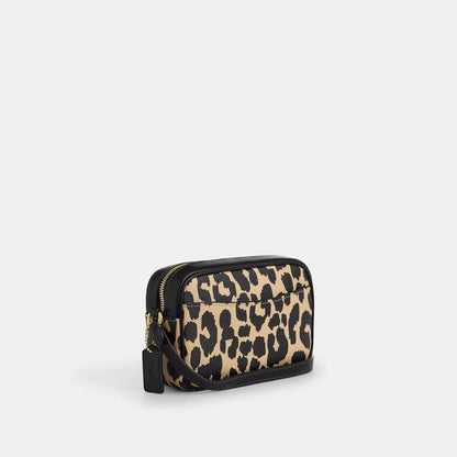 Coach Outlet Mini Jamie Camera Bag With Leopard Print