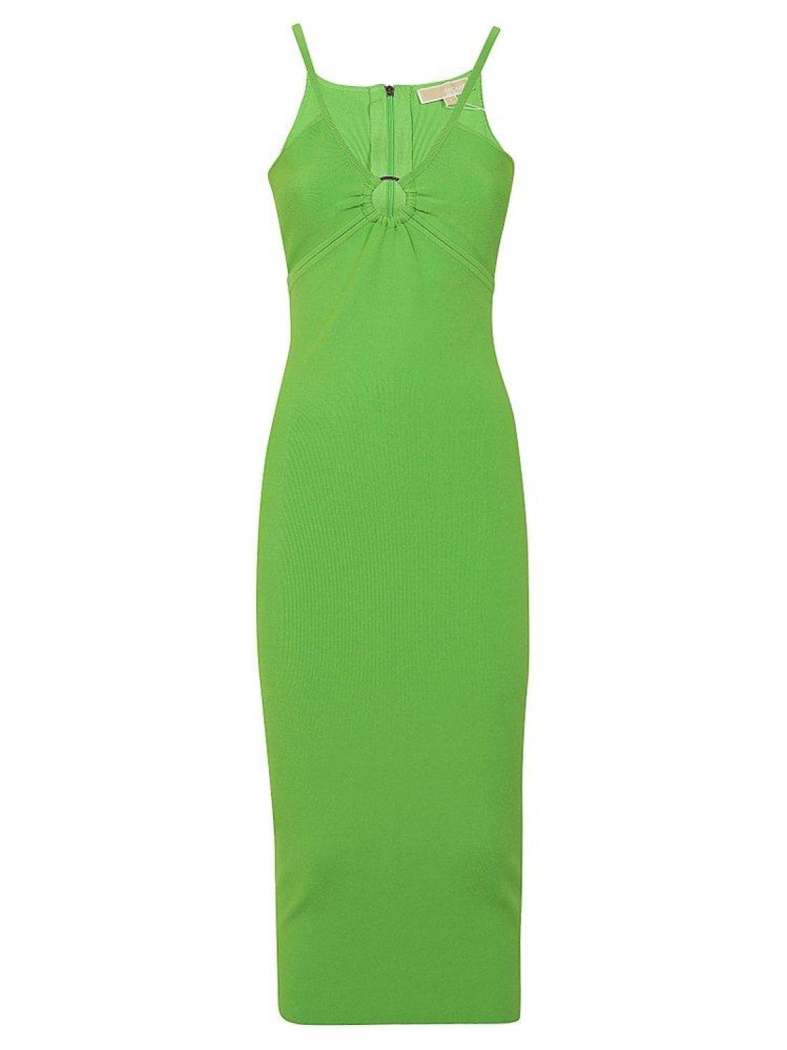 Michael Michael Kors Cut-Out Sleeveless Midi Dress