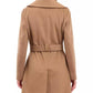 Women's Belted Zip-Front Coat, Created for Macy's