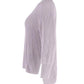 Max Mara Ribbed Crewneck Sweater in Lavender Cotton