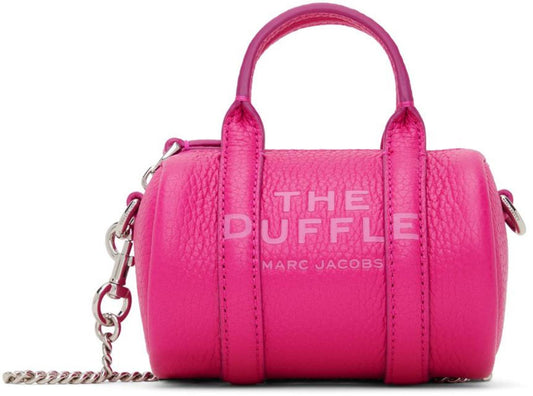 Pink 'The Leather Nano Duffle Crossbody' Bag