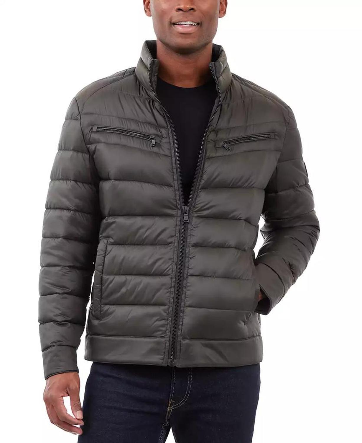 Men's Quilted Full-Zip Puffer Jacket